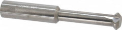 Accupro - 0.36" Cutter Head Diam, 1/32" Flat Width, 2-1/2" OAL, Solid Carbide, Single Right Hand Back Chamfer - Apex Tool & Supply