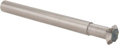 Accupro - 3/8" Cutter Head Diam, 1/32" Flat Width, 2-1/2" OAL, Solid Carbide, Single Right Hand Back Chamfer - Apex Tool & Supply