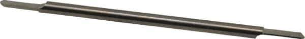 Accupro - 1/8 Inch Diameter, 3 Inch Overall Length, 3/8 Inch Split Length, Solid Carbide, Full Radius Split End Carbide Blank - Double End - Apex Tool & Supply