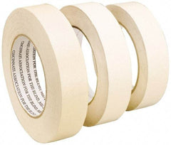 Ability One - 2" Wide x 60 Yd Long White Paper Masking Tape - 5.4 mil Thick - Apex Tool & Supply