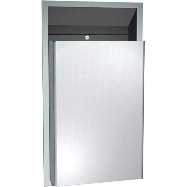 ASI-American Specialties, Inc. - Feminine Hygiene Product Receptacles Material: Stainless Steel Color: Silver - Apex Tool & Supply