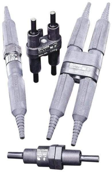 Ferraz Shawmut - 1 Pole, 600 VAC/VDC, 30 Amp, Inline Fuse Holder - Compatible with CC Class, 1-1/2 Inch Long x 1 Inch Wide and 13/32 Inch Diameter Fuse - Apex Tool & Supply