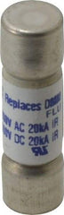 Ferraz Shawmut - 1,000 VAC/VDC, 0.14 Amp, Fast-Acting Multimeter Fuse - 34.9mm OAL, 20 at AC/DC kA Rating, 10.3mm Diam - Apex Tool & Supply