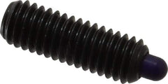 Gibraltar - 3/8-16, 1-1/8" Thread Length, 3/16" Plunger Projection, Steel Threaded Spring Plunger - 0.186" Max Plunger Diam, 1-1/8" Plunger Length, 5.5 Lb Init End Force, 14.5 Lb Final End Force, 3/16" Hex - Apex Tool & Supply