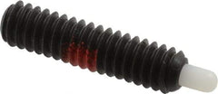 Gibraltar - 1/4-20, 1" Thread Length, 3/16" Plunger Projection, Steel Threaded Spring Plunger - 0.118" Max Plunger Diam, 1" Plunger Length, 1 Lb Init End Force, 4 Lb Final End Force, 5/64" Hex - Apex Tool & Supply