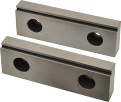 Value Collection - 4" Wide x 1.378" High x 15mm Thick, Step Vise Jaw - Steel, Fixed Jaw - Apex Tool & Supply