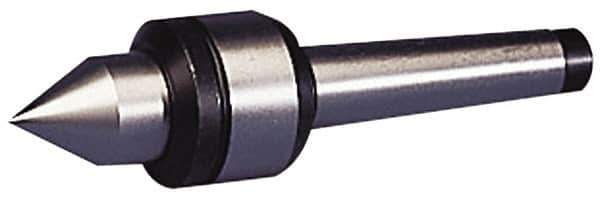 Value Collection - MT3 Taper Shank, Live Center - 2,000 Max RPM, 32mm Point Diam, 175mm Point Length, 500 Lb Max Workpc, Standard Point - Apex Tool & Supply