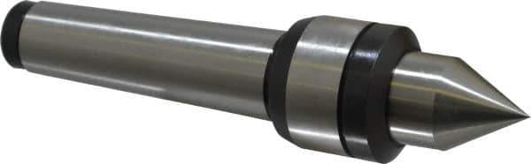 Value Collection - MT4 Taper Shank, Live Center - 2,000 Max RPM, 32mm Point Diam, 200mm Point Length, 700 Lb Max Workpc, Standard Point - Apex Tool & Supply