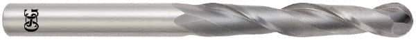 OSG - 3/4" Diam, 3" LOC, 2 Flute Solid Carbide Ball End Mill - Uncoated, Single End, 6" OAL, 3/4" Shank Diam, Spiral Flute - Apex Tool & Supply