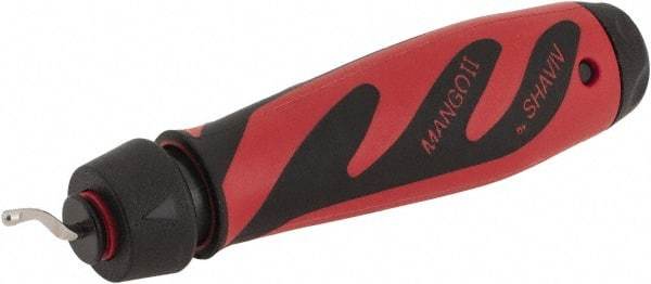 Shaviv - 11 Piece Cobalt Blade Hand Deburring Tool Set - B10S Blades, For Hole Edge, Straight Edge - Apex Tool & Supply