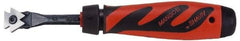 Shaviv - 4 Piece, Carbide Blade, Hand Deburring Tool Set - D Blade Holder, For Flat Surface - Apex Tool & Supply