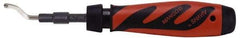 Shaviv - 12 Piece, Cobalt Blade, Hand Deburring Tool Set - E Blade Holder, For Hole Edge, Straight Edge - Apex Tool & Supply