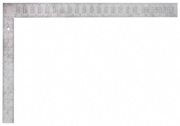 Empire Level - 24" Blade Length x 2" Blade Width, 16" Base Length x 1-1/2" Base Width Aluminum Square - 1/8" Thick - Apex Tool & Supply