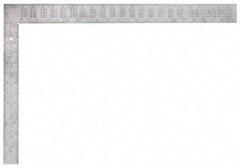 Empire Level - 24" Blade Length x 2" Blade Width, 16" Base Length x 1-1/2" Base Width Aluminum Square - 1/8" Thick - Apex Tool & Supply