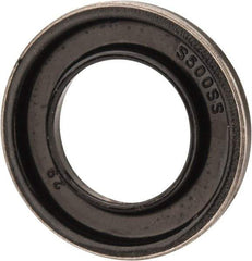 Thomson Industries - 1/2" Diam, Stainless Steel Bearing Closed External Seal for Fixed Diameter Housings - 1/8" Wide x 0.879" Outside Diam - Apex Tool & Supply