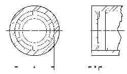 Thomson Industries - 16mm Internal Retaining Ring - For Use with Linear Bearing SSE M16, MA M16 - Apex Tool & Supply