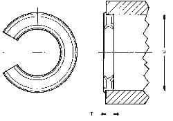 Thomson Industries - 25mm Shaft Diam, Open Multirac External Seal - Apex Tool & Supply