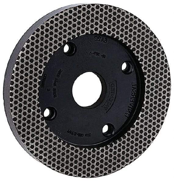 Made in USA - 6" Diam x 1-1/4" Hole x 3/4" Thick, 100 Grit Surface Grinding Wheel - Diamond, Fine Grade - Apex Tool & Supply