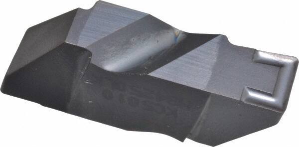 Kennametal - 4250NG K Grade KC5010, 6.35mm Cutting Width Carbide Grooving Insert - 6.35mm Max Depth of Cut, Left Hand, 0.57mm Corner Radius, TiAlN Finish - Apex Tool & Supply