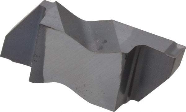 Kennametal - 3M275NG K Grade KC5025, 2.75mm Cutting Width Carbide Grooving Insert - 3.81mm Max Depth of Cut, Right Hand, 0.19mm Corner Radius, TiAlN Finish - Apex Tool & Supply