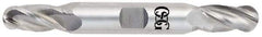 OSG - 11/32" Diam, 3/4" LOC, 4 Flute Solid Carbide Ball End Mill - Uncoated, Double End, 3-1/2" OAL, 3/8" Shank Diam, Spiral Flute - Apex Tool & Supply