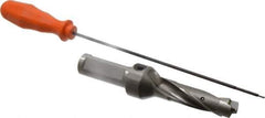 Kennametal - 17.46 to 17.96mm Diam, 3xD, 54mm Max Depth, 3/4" Shank Diam, 75.18mm Flute, 146.05mm OAL, Replaceable Tip Drill - KSEM0688 Insert, 1 Seat Size, Series KSEM - Apex Tool & Supply