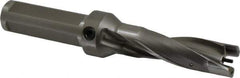 Kennametal - 23.81 to 24mm Diam, 3xD, 72mm Max Depth, 1" Shank Diam, 100.58mm Flute, 196.85mm OAL, Replaceable Tip Drill - KSEM0938 Insert, 4 Seat Size, Series KSEM - Apex Tool & Supply