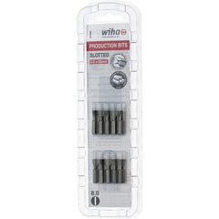 Wiha - Slotted Screwdriver Bits Reversible: NonReversible Blade Width (Inch): 5/16 - Apex Tool & Supply