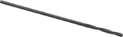 Magafor - #64 Solid Carbide 4 Flute Chucking Reamer - Spiral Flute, 0.0358" Straight Shank, 9/32" Flute Length, 1-5/16" OAL - Apex Tool & Supply