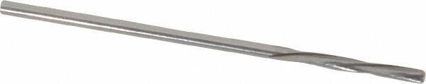 Magafor - 1.3691mm Solid Carbide 4 Flute Chucking Reamer - Spiral Flute, 0.0539" Straight Shank, 25/64" Flute Length, 1-9/16" OAL - Apex Tool & Supply