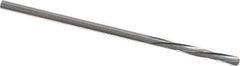 Magafor - 1.4707mm Solid Carbide 4 Flute Chucking Reamer - Spiral Flute, 0.0579" Straight Shank, 25/64" Flute Length, 1-9/16" OAL - Apex Tool & Supply