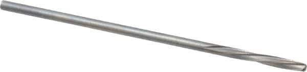 Magafor - 1/16" Solid Carbide 4 Flute Chucking Reamer - Spiral Flute, 1/16" Straight Shank, 7/16" Flute Length, 1-31/32" OAL - Apex Tool & Supply