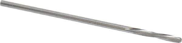 Magafor - 1.6789mm Solid Carbide 4 Flute Chucking Reamer - Spiral Flute, 0.0661" Straight Shank, 7/16" Flute Length, 1-31/32" OAL - Apex Tool & Supply