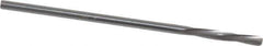 Magafor - #49 Solid Carbide 4 Flute Chucking Reamer - Spiral Flute, 0.0728" Straight Shank, 7/16" Flute Length, 1-31/32" OAL - Apex Tool & Supply
