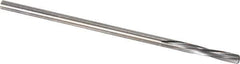 Magafor - #47 Solid Carbide 4 Flute Chucking Reamer - Spiral Flute, 0.0783" Straight Shank, 7/16" Flute Length, 1-31/32" OAL - Apex Tool & Supply