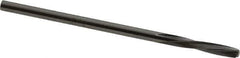 Magafor - 2.2301mm Solid Carbide 4 Flute Chucking Reamer - Spiral Flute, 0.0878" Straight Shank, 7/16" Flute Length, 1-31/32" OAL - Apex Tool & Supply
