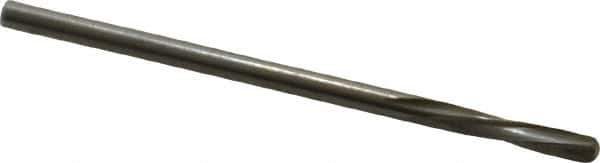 Magafor - 2.2911mm Solid Carbide 4 Flute Chucking Reamer - Spiral Flute, 0.0902" Straight Shank, 7/16" Flute Length, 1-31/32" OAL - Apex Tool & Supply