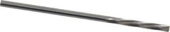 Magafor - 2.3597mm Solid Carbide 4 Flute Chucking Reamer - Spiral Flute, 0.0929" Straight Shank, 7/16" Flute Length, 1-31/32" OAL - Apex Tool & Supply