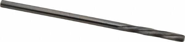 Magafor - 2.4105mm Solid Carbide 6 Flute Chucking Reamer - Spiral Flute, 0.0949" Straight Shank, 19/32" Flute Length, 2-1/4" OAL - Apex Tool & Supply