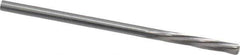 Magafor - 2.5908mm Solid Carbide 6 Flute Chucking Reamer - Spiral Flute, 0.102" Straight Shank, 19/32" Flute Length, 2-1/4" OAL - Apex Tool & Supply