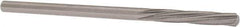 Magafor - 2.7203mm Solid Carbide 6 Flute Chucking Reamer - Spiral Flute, 0.1071" Straight Shank, 19/32" Flute Length, 2-1/4" OAL - Apex Tool & Supply