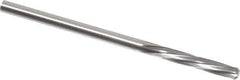 Magafor - 2.9007mm Solid Carbide 6 Flute Chucking Reamer - Spiral Flute, 0.1142" Straight Shank, 19/32" Flute Length, 2-1/4" OAL - Apex Tool & Supply