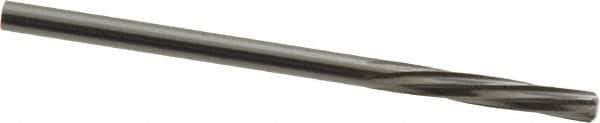 Magafor - #32 Solid Carbide 6 Flute Chucking Reamer - Spiral Flute, 0.1161" Straight Shank, 19/32" Flute Length, 2-1/4" OAL - Apex Tool & Supply