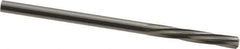 Magafor - #32 Solid Carbide 6 Flute Chucking Reamer - Spiral Flute, 0.1161" Straight Shank, 19/32" Flute Length, 2-1/4" OAL - Apex Tool & Supply