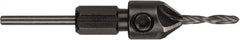 DeWALT - 1/4" Drill Compatibility, 5" Overall Length, Adjustable Depth Drill Countersink - Apex Tool & Supply