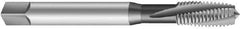 Emuge - 3/4-16 UNF 4 Flute 3BX Plug Spiral Flute Tap - Cobalt, Nitride Finish, 4.331" OAL, Left Hand Flute, Right Hand Thread, Series Rekord C-Ti - Apex Tool & Supply
