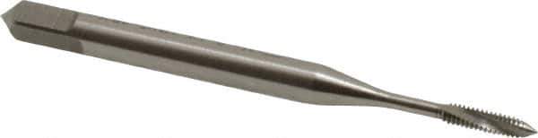 Emuge - #1-64 UNC 2 Flute 2BX Modified Bottoming Spiral Flute Tap - Cobalt, Oxide Finish, 1.772" OAL, Right Hand Flute, Right Hand Thread, Series Rekord D-Ti - Apex Tool & Supply