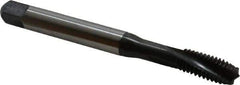 Emuge - 3/8-16 UNC 3 Flute 3BX Modified Bottoming Spiral Flute Tap - Cobalt, Oxide Finish, 3.937" OAL, Right Hand Flute, Right Hand Thread, Series Rekord D-Ti - Apex Tool & Supply