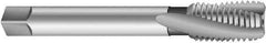 Emuge - 7/8-14 UNF 4 Flute 2BX Modified Bottoming Spiral Flute Tap - Cobalt, Oxide Finish, 4.921" OAL, Right Hand Flute, Right Hand Thread, Series Rekord D-Ti - Apex Tool & Supply