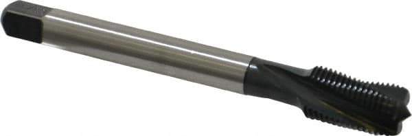 Emuge - 1/2-20 UNF 3 Flute 3BX Modified Bottoming Spiral Flute Tap - Cobalt, Oxide Finish, 3.937" OAL, Right Hand Flute, Right Hand Thread, Series Rekord D-Ti - Apex Tool & Supply